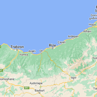 Map showing location of Derepazarı (41.023980, 40.423320)