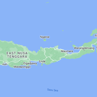 Map showing location of Detuwane (-8.513700, 121.793000)