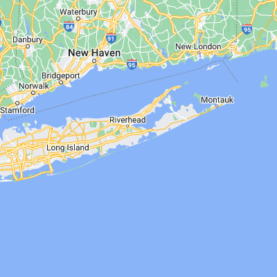 Map showing location of East Quogue (40.840660, -72.581480)