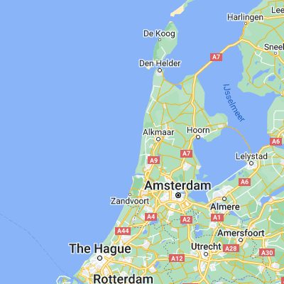 Map showing location of Egmond aan Zee (52.620400, 4.627050)