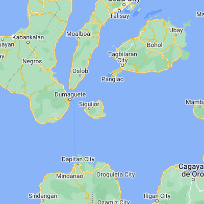 Map showing location of Enrique Villanueva (9.276100, 123.646800)