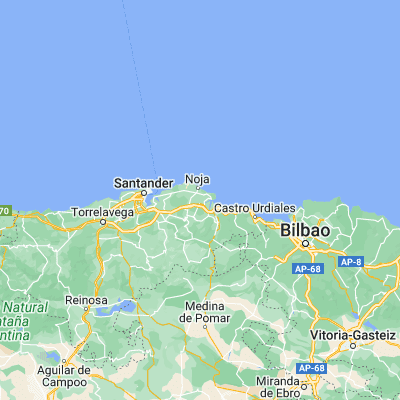Map showing location of Escalante (43.436780, -3.513470)
