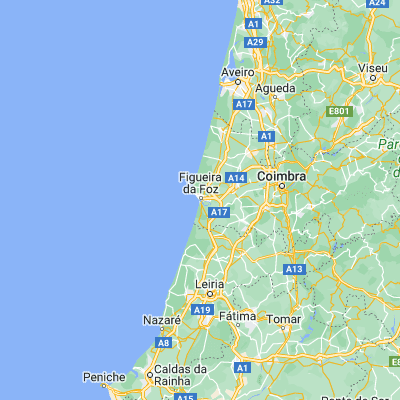 Map showing location of Figueira da Foz (40.150850, -8.861790)