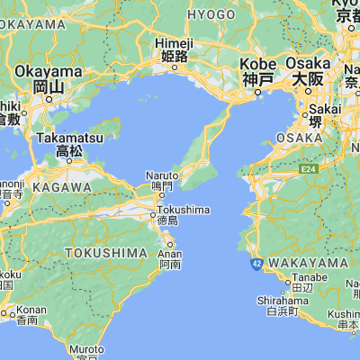 Map showing location of Fukura (34.250000, 134.716670)