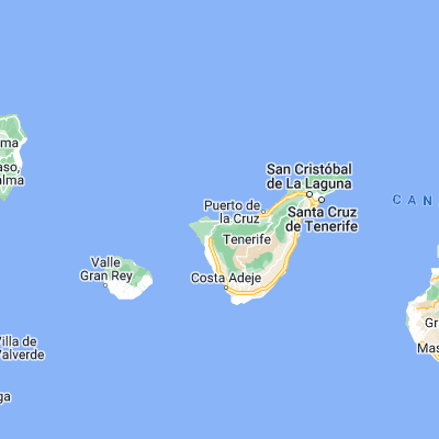 Map showing location of Garachico (28.373650, -16.763420)