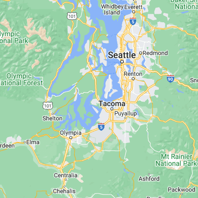 Map showing location of Gig Harbor (47.329260, -122.580130)