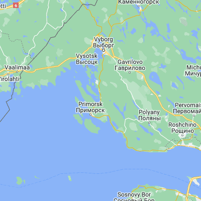 Map showing location of Glebychevo (60.438680, 28.718260)