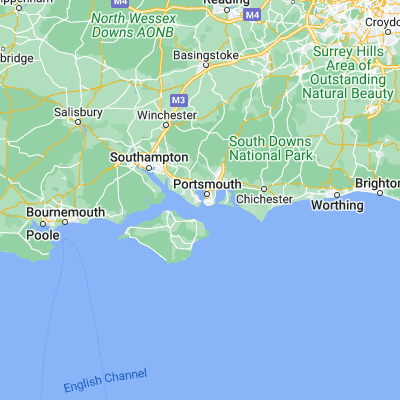 Map showing location of Gosport (50.795090, -1.129020)