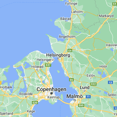 Map showing location of Helsingborg (56.046730, 12.694370)