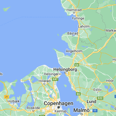 Map showing location of Höganäs (56.199710, 12.557950)