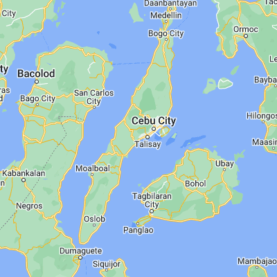Map showing location of Inayagan (10.234780, 123.769000)