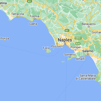 Map showing location of Ischia (40.735230, 13.948130)