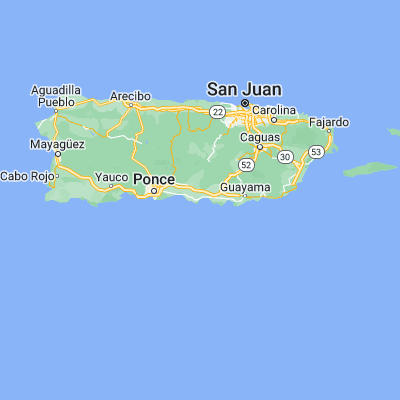 Map showing location of Jauca (17.969130, -66.365720)