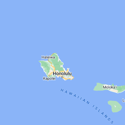 Map showing location of Ka‘a‘awa (21.557220, -157.853610)