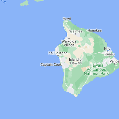 Map showing location of Kahaluu-Keauhou (19.571810, -155.961720)