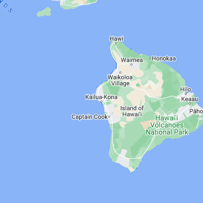 Map showing location of Kailua-Kona (19.640560, -155.995560)