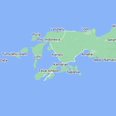 Map showing location of Kairatu (-3.353370, 128.362760)