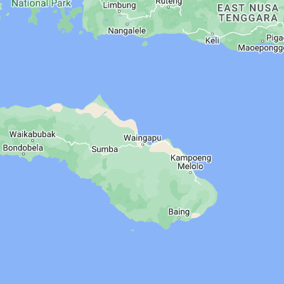 Map showing location of Kamalaputi (-9.648400, 120.263400)