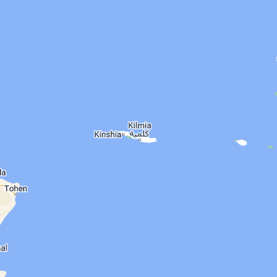 Map showing location of Kilmia (12.185760, 52.233320)