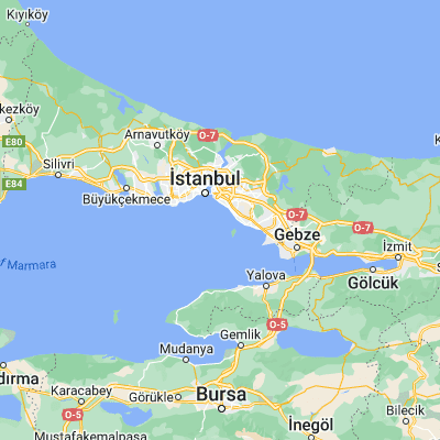 Map showing location of Kınalı (40.907130, 29.054990)