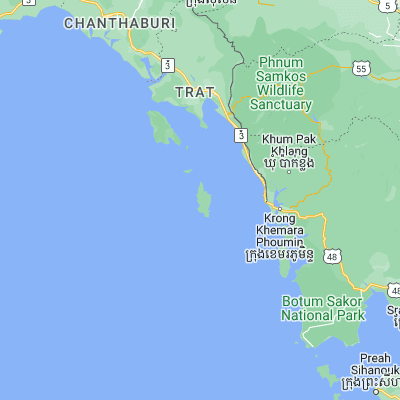 Map showing location of Ko Kut (11.658560, 102.541970)