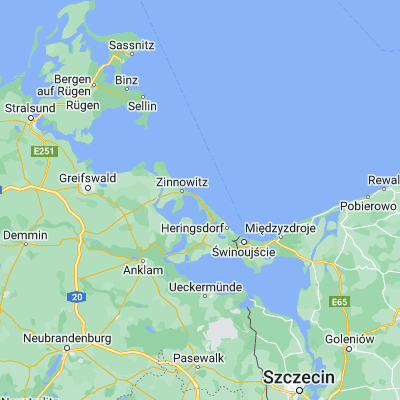 Map showing location of Koserow (54.050000, 14.000000)