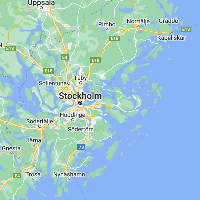 Map showing location of Kummelnäs (59.350000, 18.283330)