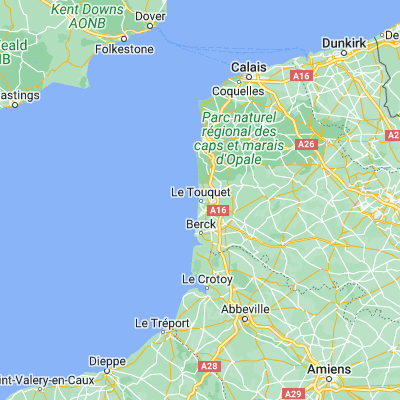 Map showing location of Le Touquet-Paris-Plage (50.524320, 1.585710)