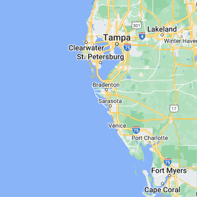 Map showing location of Longboat Key (27.412540, -82.658990)