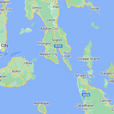 Map showing location of Malitbog (10.160000, 124.999170)