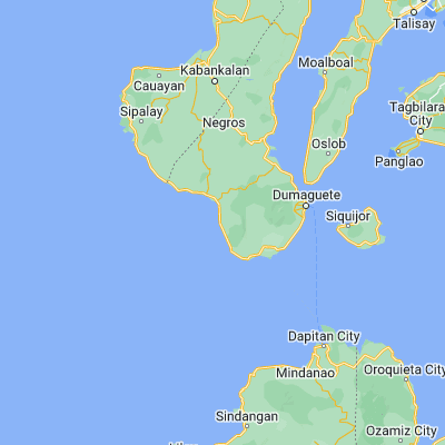 Map showing location of Manalongon (9.220900, 122.886000)