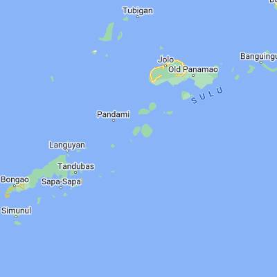 Map showing location of Manubul (5.473200, 120.798600)