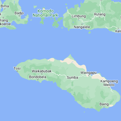 Map showing location of Matumadua (-9.389480, 119.753710)
