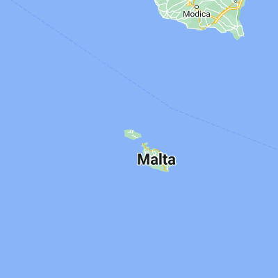 Map showing location of Mġarr (36.025280, 14.295000)