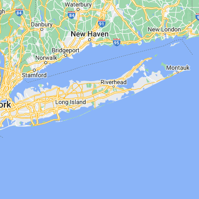 Map showing location of Moriches (40.807320, -72.821210)