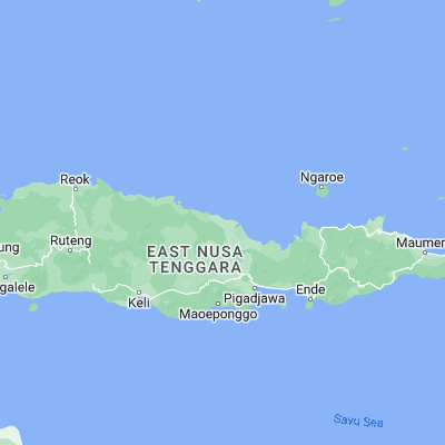 Map showing location of Nanganumba (-8.469900, 121.222700)