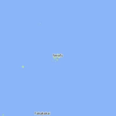 Map showing location of Neiafu (-18.650000, -173.983330)