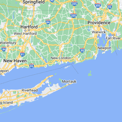 Map showing location of New London (41.355650, -72.099520)