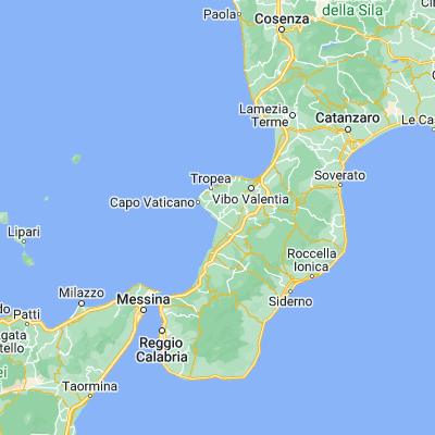 Map showing location of Nicotera (38.554580, 15.936700)