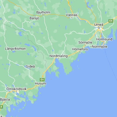 Map showing location of Nordmaling (63.568520, 19.502440)