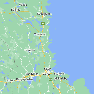 Map showing location of Norrsundet (60.950000, 17.133330)