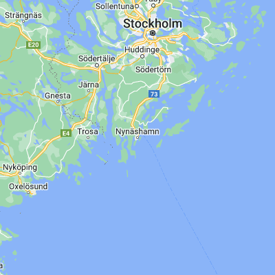 Map showing location of Nynäshamn (58.903370, 17.947930)