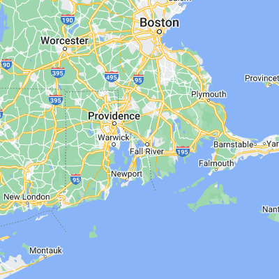 Map showing location of Ocean Grove (41.729270, -71.209210)