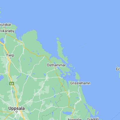 Map showing location of Öregrund (60.333330, 18.433330)