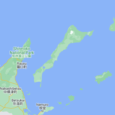 Map showing location of Otrada (44.069440, 145.863890)