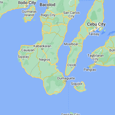 Map showing location of Payabon (9.759000, 123.141200)