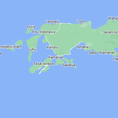 Map showing location of Pelau (-3.518040, 128.471560)