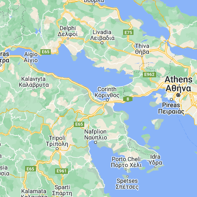 Map showing location of Periyiálion (37.950000, 22.833330)