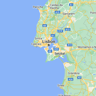 Map showing location of Piedade (38.666670, -9.150000)