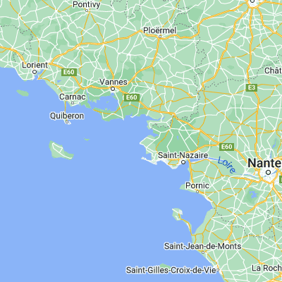 Map showing location of Piriac-sur-Mer (47.379380, -2.546160)